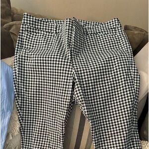 Old navy Pixie Skinny Gingham Trousers never worn size 14